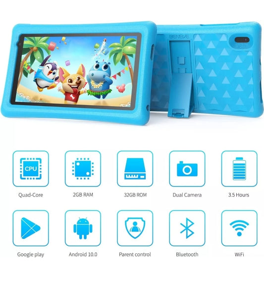 BENEVE Kinder Tablet 7"